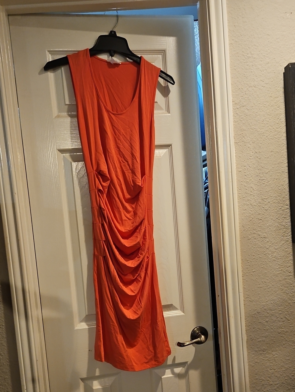 Maternity - Sleeveless Ruched Dress